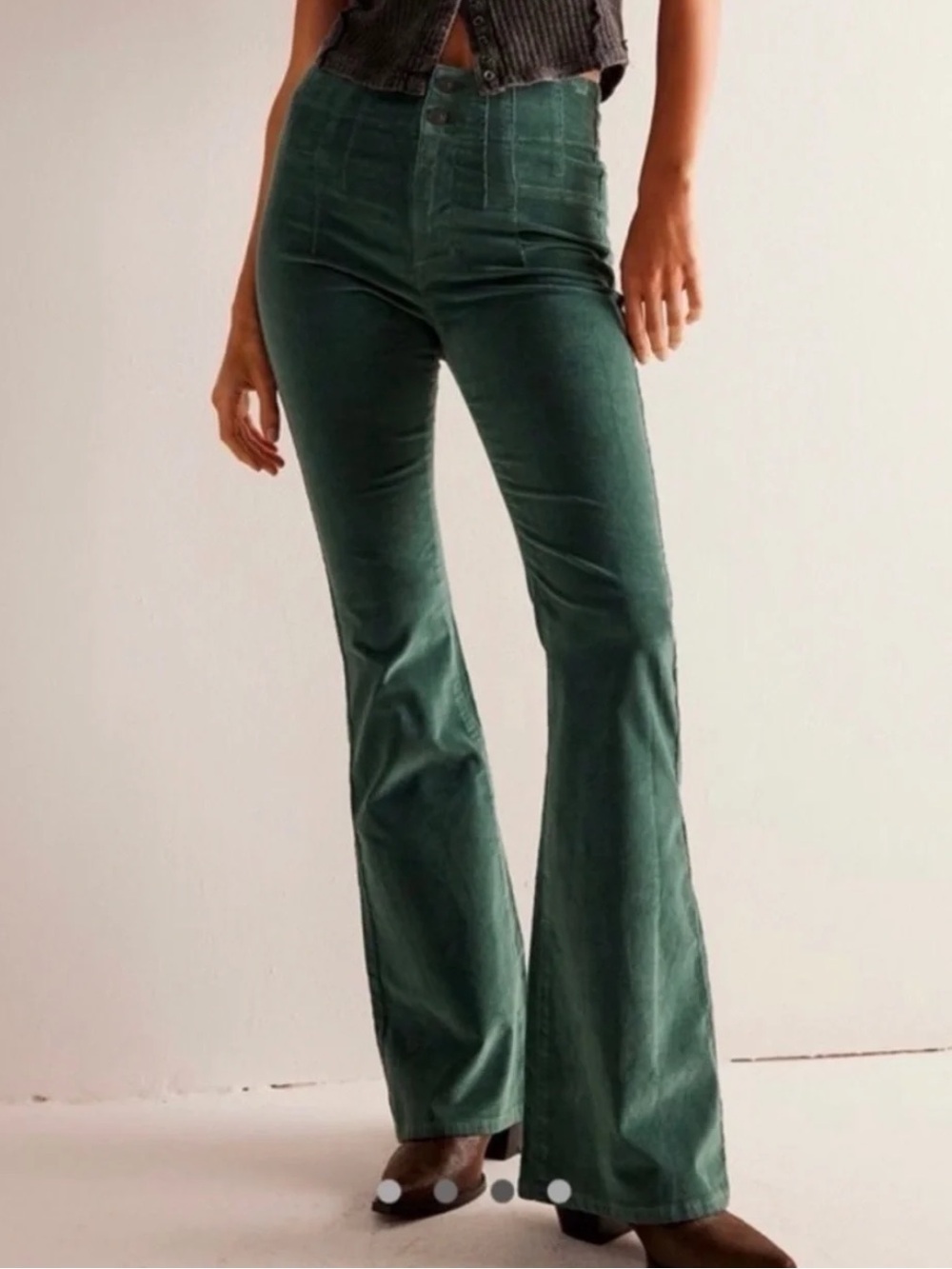 Free People Jayde High-Rise Flared Corduroy Pants
